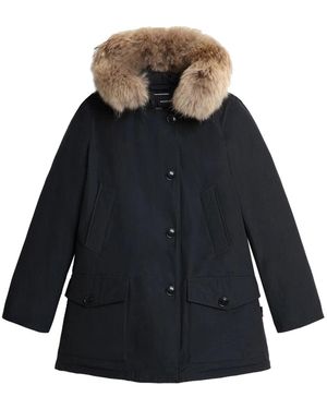 Woolrich Arctic Parka mit abnehmbarem Fell - Schwarz