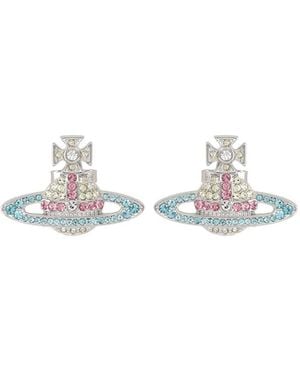 Vivienne Westwood Kika Mini Earrings - White