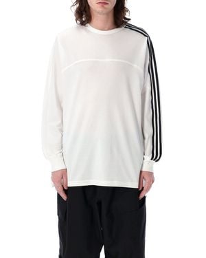 Y-3 3-Stripes L/S T-Shirt - Weiß
