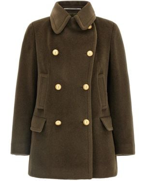 Tagliatore Blanche' Coat - Green