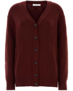 Ferragamo Cashmere Blend Cardigan - Purple