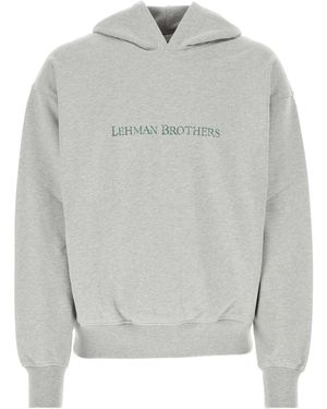 1989 STUDIO Melange Grey Cotton Sweatshirt - Grau