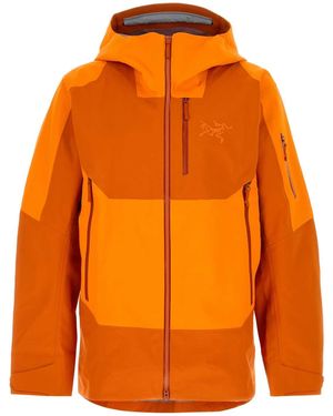 Arc'teryx Orange Gore-tex Sobre Sv Jacket