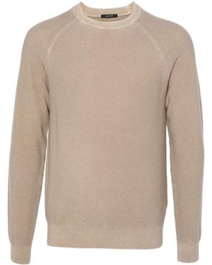 Jacob Cohen Cashmere Crewneck Jumper - Natural