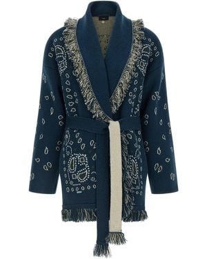 Alanui Bandana' Cardigan - Blue