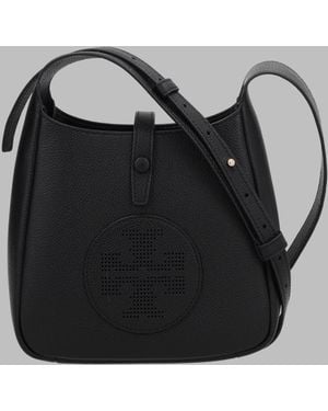 Tory Burch Mini Leather Shoulder Bag - Black