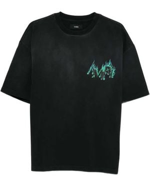 Amiri Crew Neck, Short Sleeved T Shirt - Black