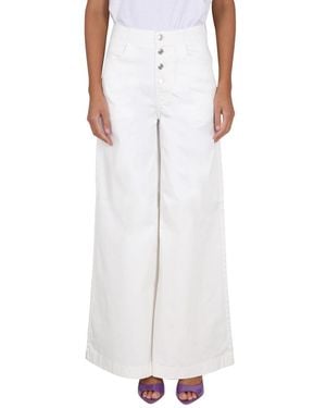 Department 5 Yoko Extraflare Trousers - White