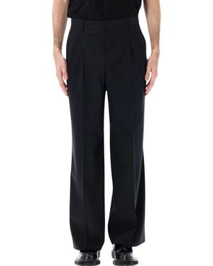 Ami Paris Double Pleat Trousers - Black
