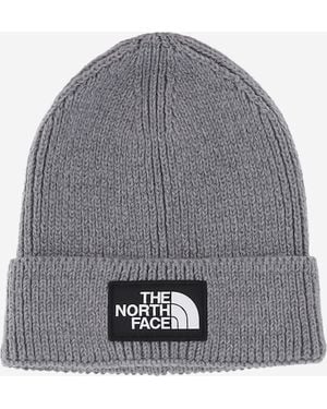 The North Face Logo Beanie - Grey