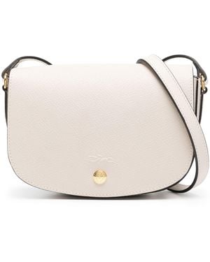 Longchamp S Epure White Crossbody Bag - Naturel
