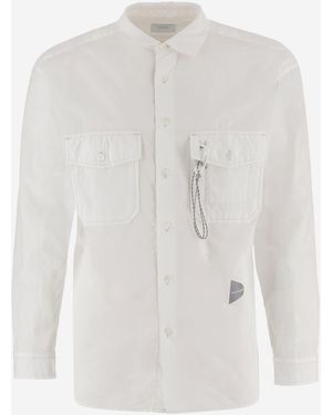 and wander Shirt Cotton-Blend - White