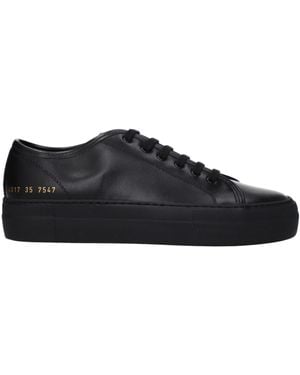 Common Projects Veel Voorkomende Projecten Sneakers Dames Leer Zwart