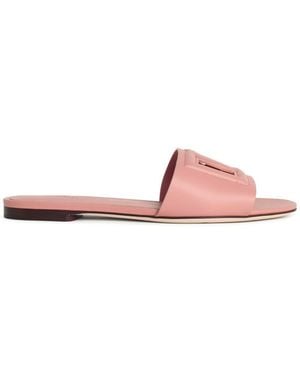 Dolce & Gabbana Pantuflas Lear Rosa