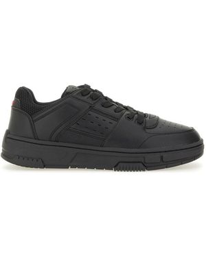 HUGO Sneaker mit Netzdetails - Schwarz