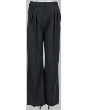 Loulou de Saison Virgin Wool Trousers - Black