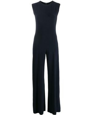Norma Kamali Jumpsuit Mit Weitem Bein - Blau