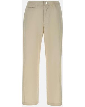 Autry Chino-Hosen Mit Elastischem Bund - Natur