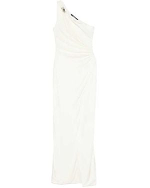 Versace Drapiertes One-Shoulder-Maxikleid - Weiß