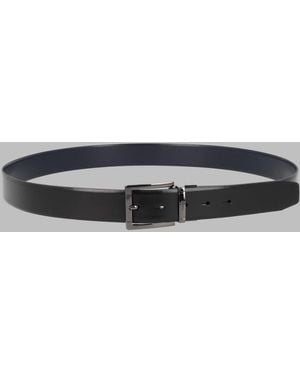 BOSS Leather Dress Belt - Gray