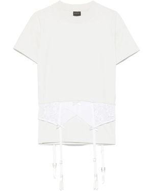 Balenciaga Stretch Cotton T Shirt - White