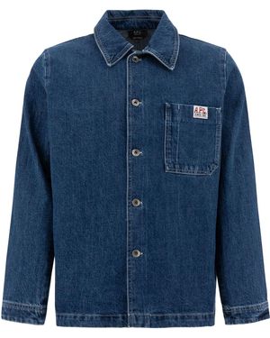 A.P.C. Surchemise Ralph - Blau