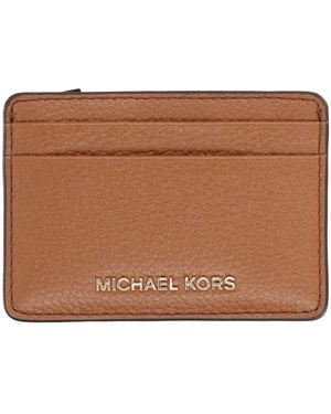 MICHAEL Michael Kors Card Holder With Logo - Brown
