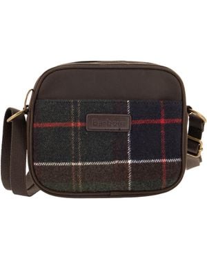 Barbour Classic Tartan Shoulder Bag - Black