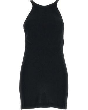 ANDAMANE Carmen Mini Open Back Mini Dress - Black