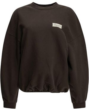 Jacquemus "Le Sweatshirt Montaigne" Rundhals-Sweatshirt - Schwarz