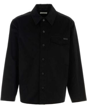 Saint Laurent Inspired 100% Cotton Shirt - Black