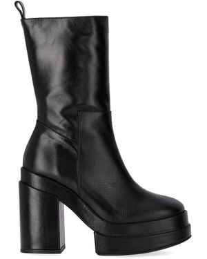 Paloma Barceló Eros Heeled Ankle Boot - Black