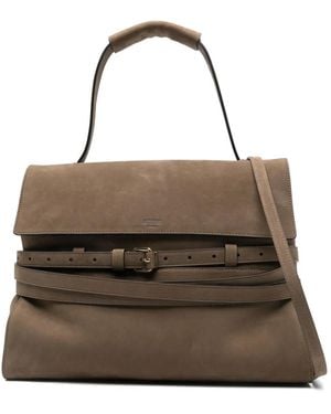 Moschino Binde mir mittlere Tasche - Braun