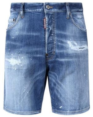 DSquared² 25Ss 스트레이트 팬츠 - Blue