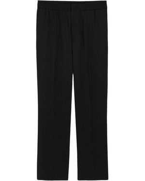 Ami Paris Pantaloni Con Vita Elasticizzata - Nero