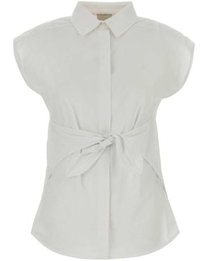 Calvin Klein Poplin Shirt For - White