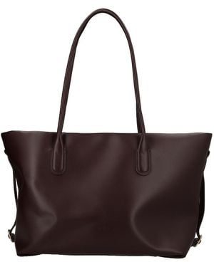 THEMOIRÈ Structured Tote Bag - Brown