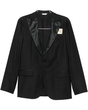 Boglioli Wool Tuxedo Suit - Black