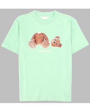 Palm Angels Bear T-Shirt Boy - Green