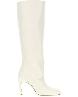 Stuart Weitzman Stiefel "Lux Curl" - Weiß