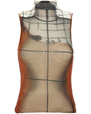 Jean Paul Gaultier 'The Fire' Top - Natur