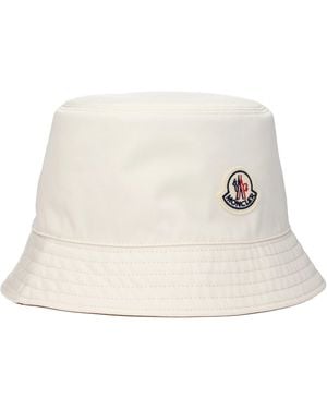 Moncler Hats And Polyester - White