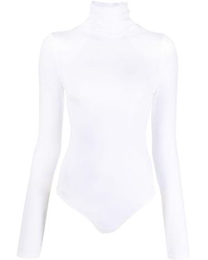 Wolford Colorado Rollkragenpullover Bodysuit - Weiß