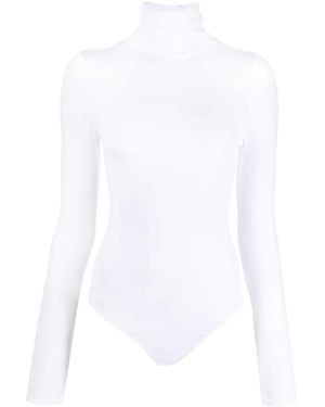 Wolford Bodysuit de mezcla de algodón de Colorado - Blanco