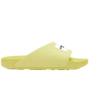 Givenchy Logo Slide Sandals - Yellow