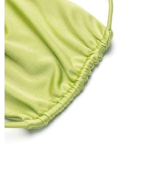 JADE Swim Isla Bikinitop Met Ruches - Geel