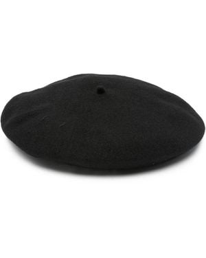 Emporio Armani Verzierte Baskenmütze - Schwarz