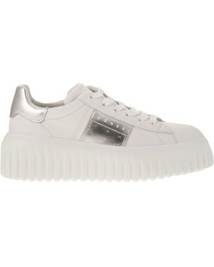 Hogan Sneaker H Stripes Con Banda Laterale - Bianco