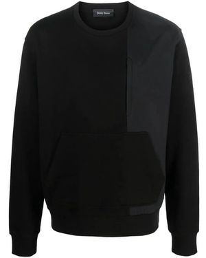Herno Design-sweatshirt Met Panelen - Zwart