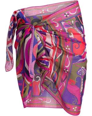 PUCCI Baumwoll-Pareo - Pink